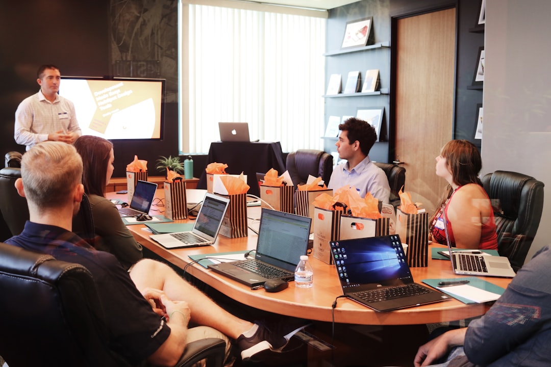 Cybersecurity team meeting