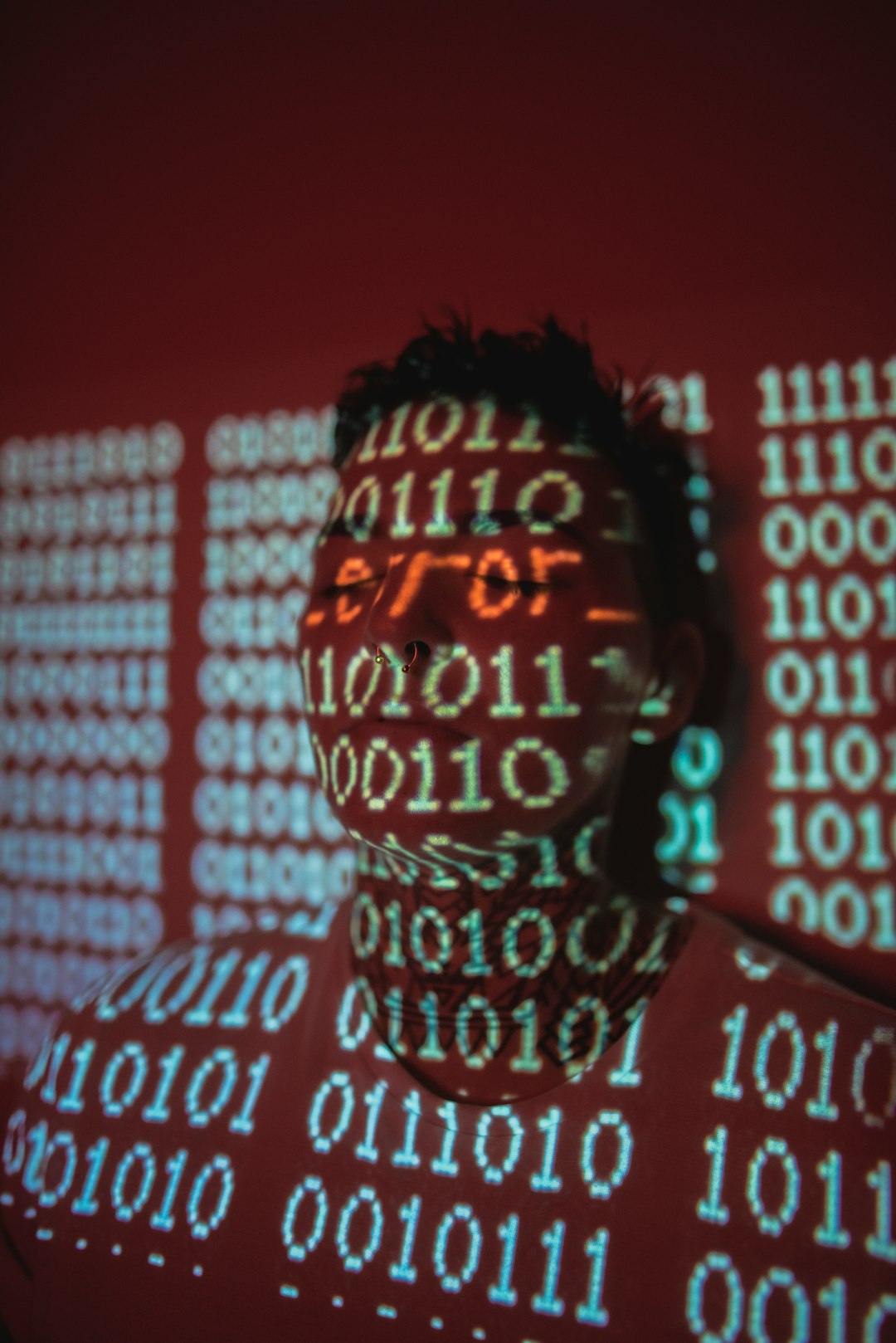 Cybersecurity analyst portrait